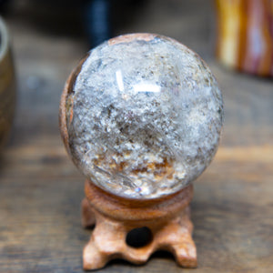 Garden Quartz (Lodalite) Sphere