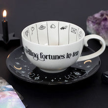 Load image into Gallery viewer, Ceramic Fortune Telling Teacup &amp; Saucer
