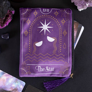 The Star Velvet Tarot  Zipped Bag