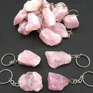 Rose Quartz Keyring / Keychain