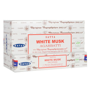 Satya White Musk Incense x 3