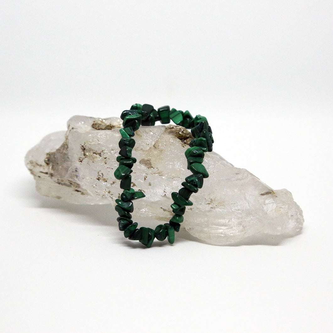 Malachite Chip Bracelet