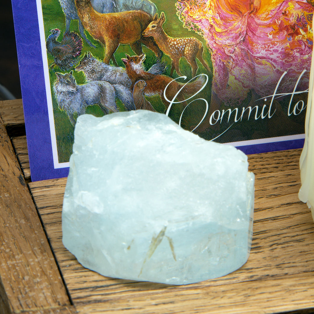 Raw Natural Aquamarine