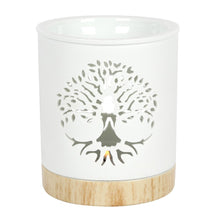 Load image into Gallery viewer, White Tree Of Life Oil / Wax Burner
