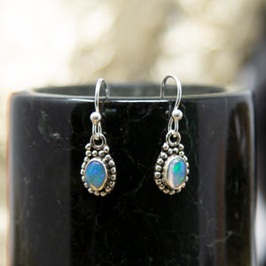 Ethiopian Opal Drop Earrings