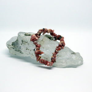 Rhodochrosite Chip Bracelet