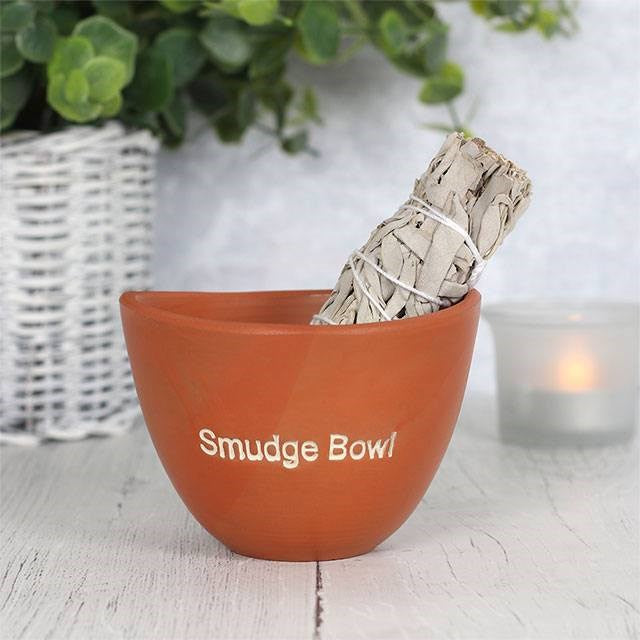 Natural Terracotta Smudge Bowl