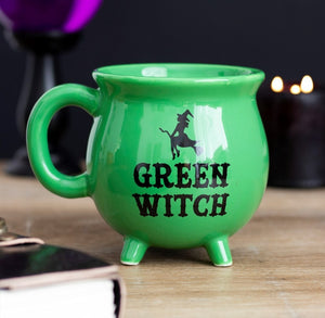 Green Witch Cauldron Mug / Cup