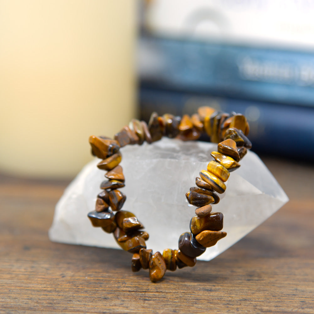 Golden Tigers Eye Chip Bracelet