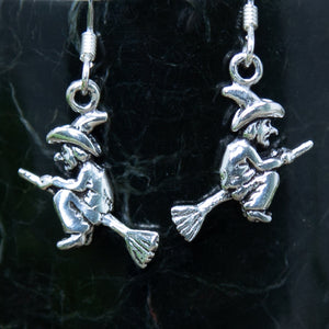 Sterling Silver Witch Drop Earrings