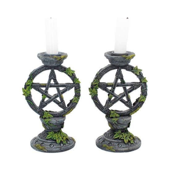Pair of Pagan Ivy Candlesticks