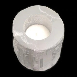 Selenite T.Light Holder 675g