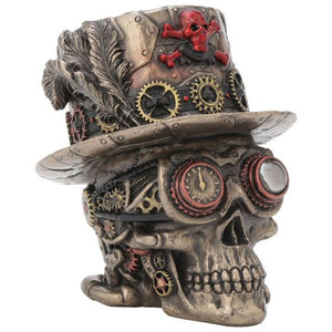 Clockwork Baron Skull Head - 11cm