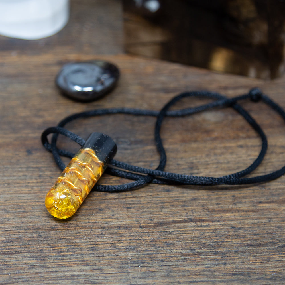 Pyrite and Copper Orgonite Pendant