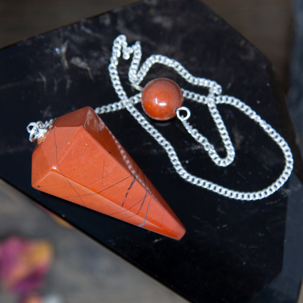 Red Jasper Pendulum