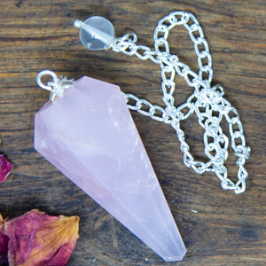 Rose Quartz Pendulum