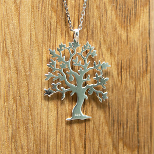 Sterling Silver Tree Pendant